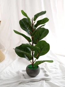 1 pieza Planta en maceta artificial, Día de San Valentín, Regalo
