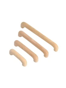 1入組木抽屜現代杏抽屜把手 - 黃色 - 查看 1