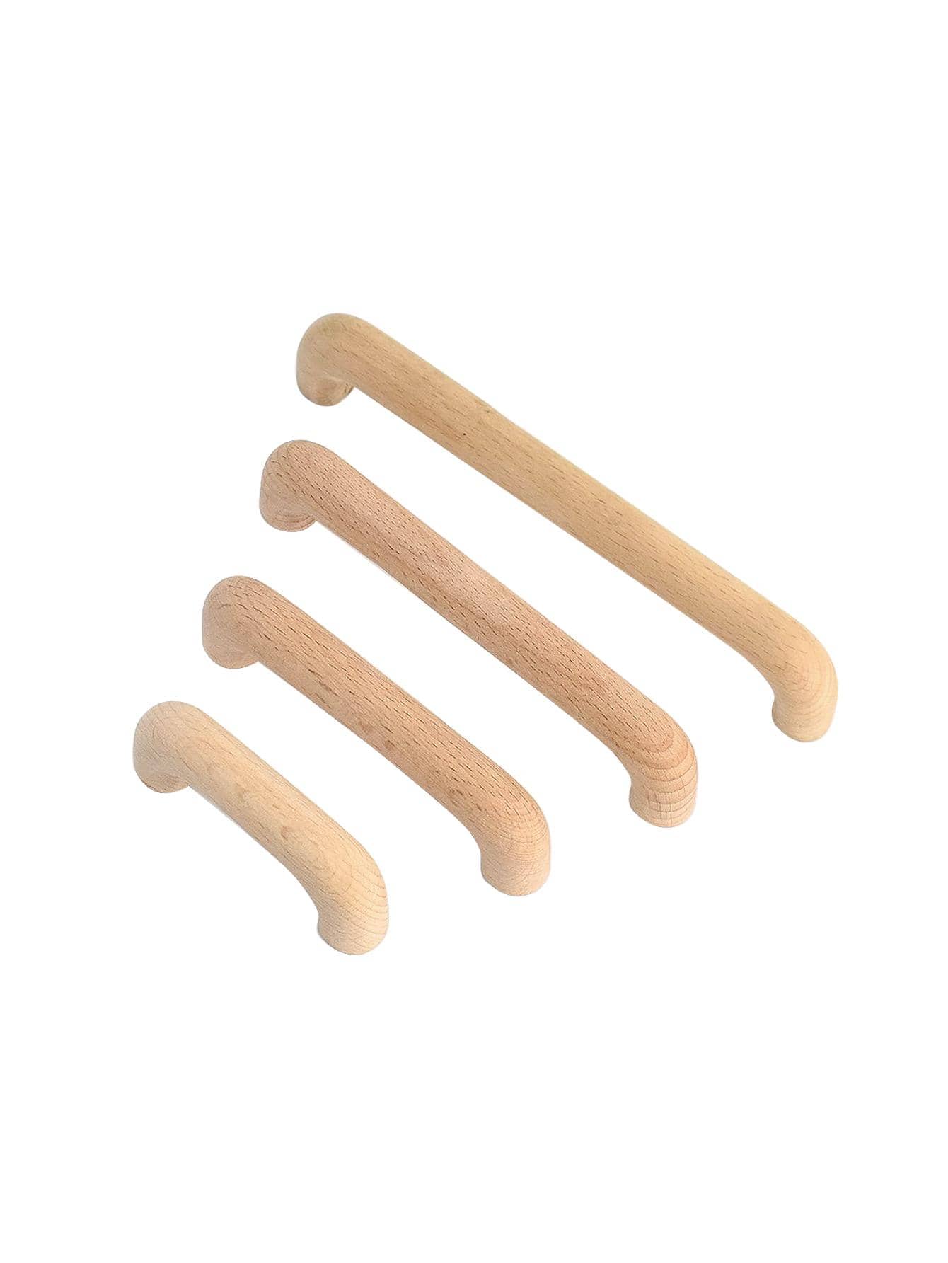 1入組木抽屜現代杏抽屜把手 - 黃色 - 查看 1