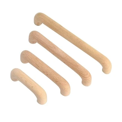 1入組木抽屜現代杏抽屜把手