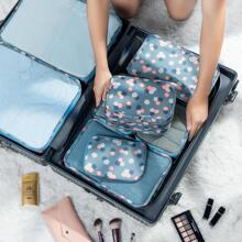 Travel Packing Cubes, Luggage Cubes For Suitcases Packing Organizers Lightweight Suitcase Organizer For Shoes Clothes Cosmetics Toiletries 8 Set - Blue - View 3