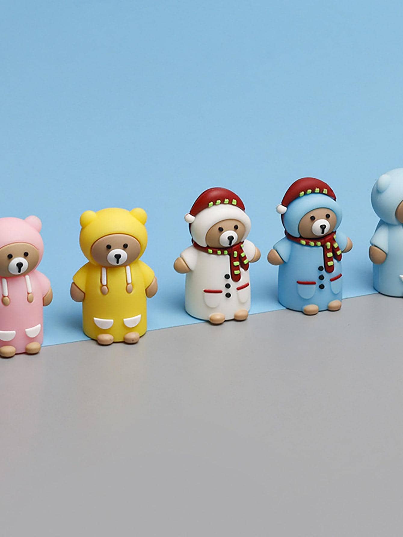 1pc Cartoon Bear Shaped Pencil Sharpener, Creative Multi-purpose Pencil Sharpener For School - Multicolor - View 1