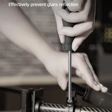 1pc Carbon Steel Screwdriver, Modernist Cross Design Maintenance Tool For Home - Black - View 5