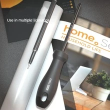 1pc Carbon Steel Screwdriver, Modernist Cross Design Maintenance Tool For Home - Black - View 4