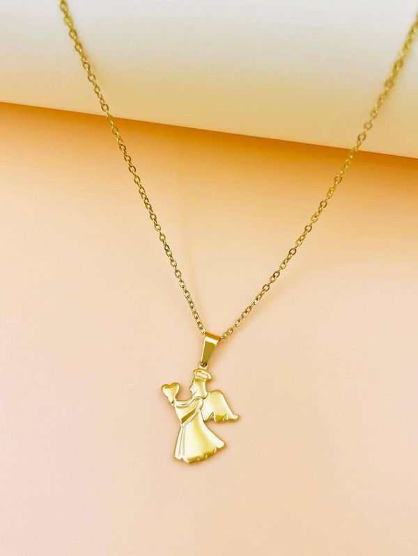 Angel Pendant Necklace SHEIN USA