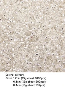 beadia 1pack Bead DIY Jewelry Accessory - Filling silver series - View 3