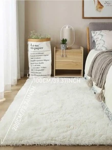 Soft Long Rug For Bedroom Living Room White Plush Fluffy Bedside Rug  Shag Fluffy  Rug Carpet Non Shedding For Nursery Children Kids Girls Room Home Decorative ,Room Decor