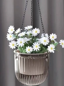 1pc Plain Plant Hanger - Grey - View 6