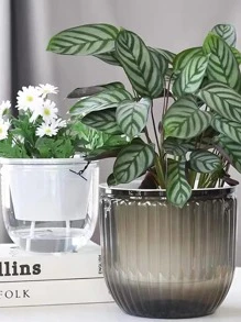 1pc Plain Plant Hanger - Grey - View 4