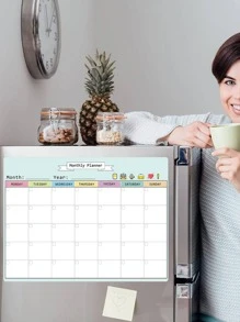 Bảng Lịch Trình Hàng Tháng Thiết Kế Nam Châm Gắn Tủ Lạnh, Hiện Đại Nam Châm Gắn Tủ Lạnh Đa Năng Miếng Dán Cho Nhà Bếp - màu xanh lá - Xem 1