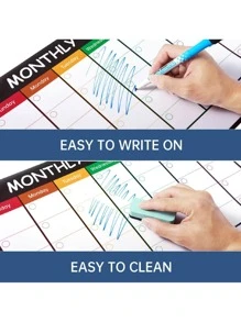 Bảng Lịch Trình Hàng Tháng Thiết Kế Nam Châm Gắn Tủ Lạnh, Hiện Đại Nam Châm Gắn Tủ Lạnh Đa Năng Miếng Dán Cho Nhà Bếp - màu xanh lá - Xem 8