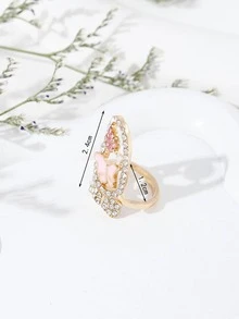 1件夏季海滩、婚礼、毕业典礼、音乐节美甲戒指 - 彩色 - 查看 3