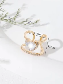 1pc Summer Beach, Wedding, Graduation, Music Festival Nail Ring - Multicolor - View 3