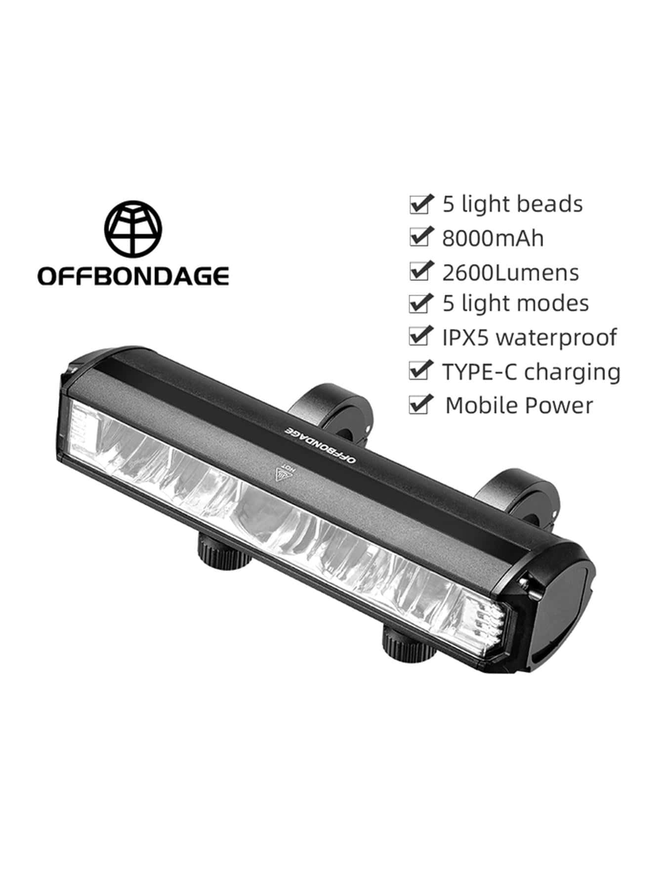 3,000 Lumen Rechargeable LED Light Bar(8,000Mah) Under 40!, 44 OFF