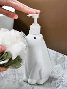 1入組北極熊設計乳液分配器 - 白色 - 查看 3