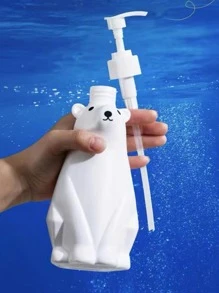 1入組北極熊設計乳液分配器 - 白色 - 查看 5