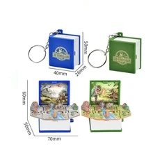 1 Miếng NỮ Bật lên 3D Mini Thiết kế khủng long Đồ chơi Đồ treo Đúng mốt Móc chìa khóa Đối với Chìa khóa Đồ trang trí Đối với Trở lại Đến Trường học - màu xanh lá - Xem 2