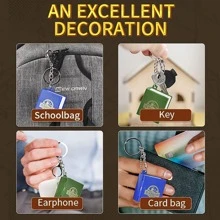 1 Miếng NỮ Bật lên 3D Mini Thiết kế khủng long Đồ chơi Đồ treo Đúng mốt Móc chìa khóa Đối với Chìa khóa Đồ trang trí Đối với Trở lại Đến Trường học - màu xanh lá - Xem 5