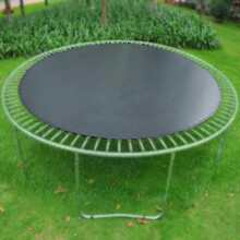 12Ft Trampoline Mat, Replacement Trampoline Mat with Spring Tool and Durable V-Rings, Round Trampoline Jumping Mat - màu đen - Xem 1