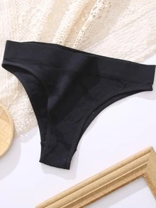 FINETOO Floral Panty - Black - View 5