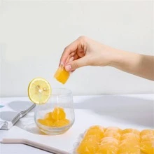 1set Disposable Transparent Ice Bag, Kitchen Bar Self-sealing Ice Cube Mold Bag - White - View 2