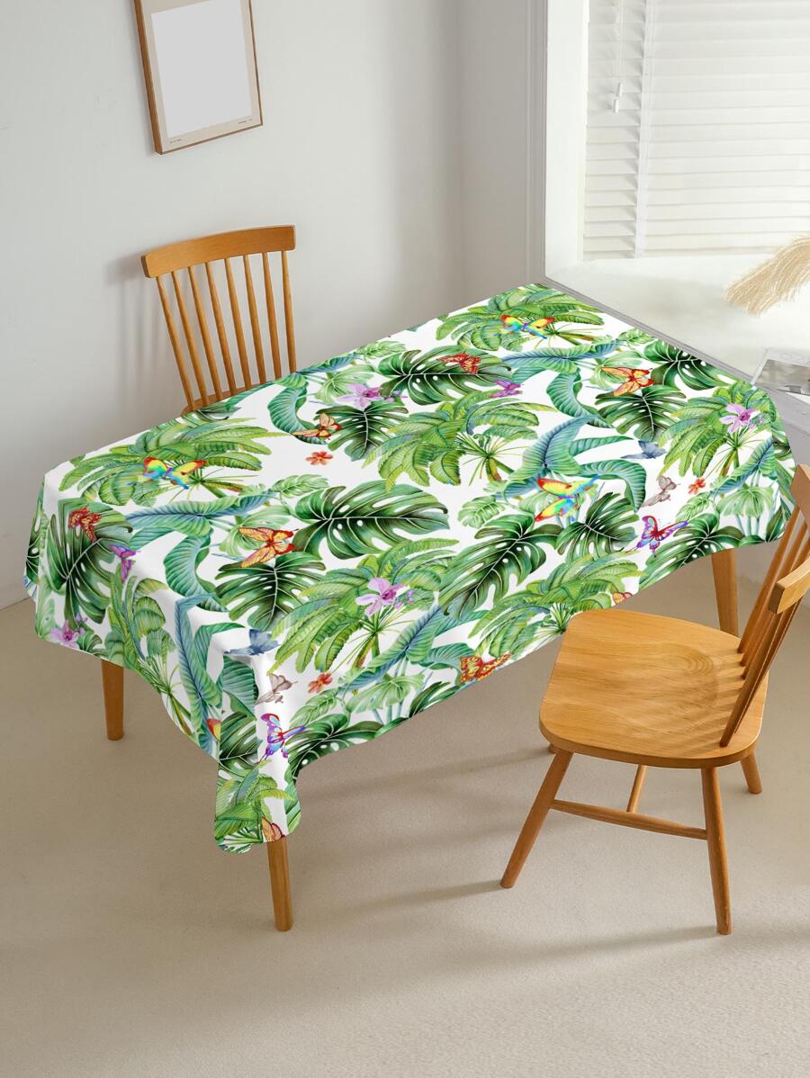 1入組熱帶圖案桌布 - 彩色 - 查看 1