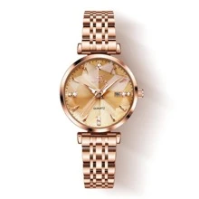 OLEVS. OLEVS Women Watch Fashion Rose Gold Diamond Analog Quartz Female Watch For Women Luxury Dress Ladies Stainless Steel Luminous Waterproof Date Wrist Watches