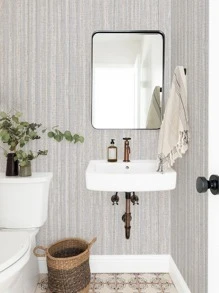 1 cuộn Giấy Dán Tường Họa Tiết Gỗ, PVC Đồng Bằng Chống Thấm Tường Miếng Dán Trang Trí Cho Trang Trí Nhà - Nhiều màu - Xem 4