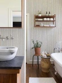 1 cuộn Giấy Dán Tường Họa Tiết Gỗ, PVC Đồng Bằng Chống Thấm Tường Miếng Dán Trang Trí Cho Trang Trí Nhà - Nhiều màu - Xem 1