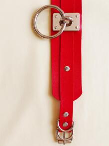 Thời Trang PU Polyurethane Vòng Tròn Mặt Dây Chuyền Vòng Cổ Cho Nữ Trang Trí Hàng Ngày - Nhiều màu - Xem 1