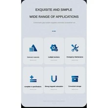 1pc ABS Screwdriver Set, Modern 24 In 1 Screwdriver Kit For Home - Black - View 4