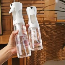 1pc Clear Portable Spray Bottle, Fine Mist Spray Bottle, For Home - Clear - View 2