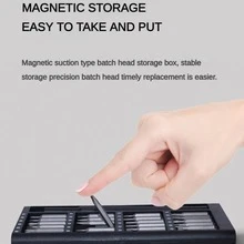 1pc ABS Screwdriver Set, Modern 24 In 1 Screwdriver Kit For Home - Black - View 8