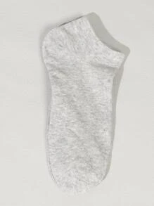 5/10 đôi tất ngắn thoáng khí cho nữ, thời trang xuân/hè, đen/trắng/xám - Nhiều màu - Xem 4