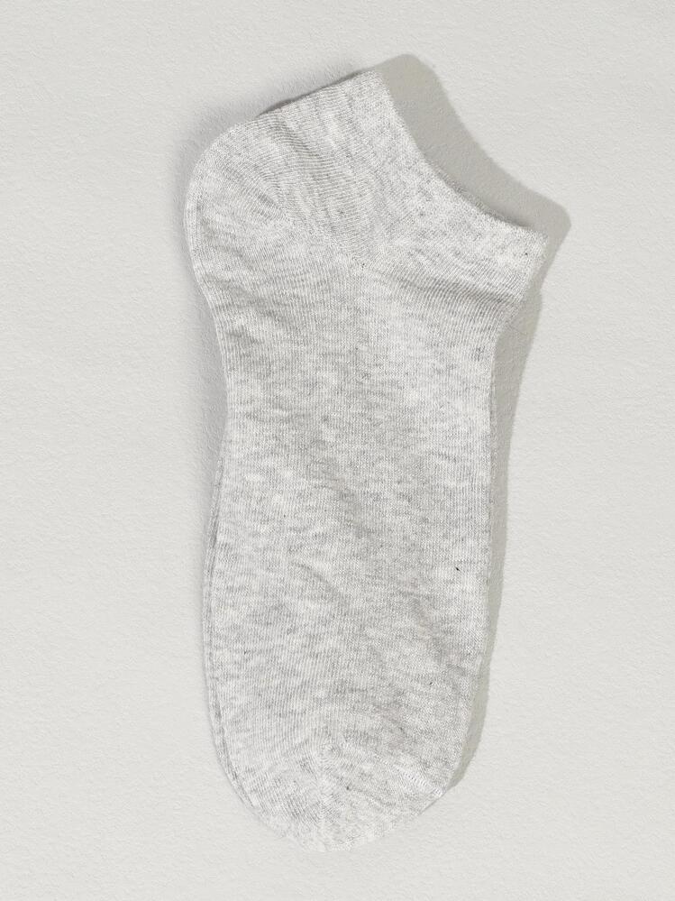 5/10 đôi tất ngắn thoáng khí cho nữ, thời trang xuân/hè, đen/trắng/xám - Nhiều màu - Xem 4