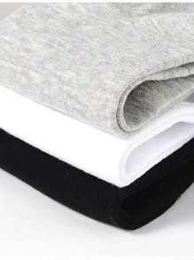 5/10 đôi tất ngắn thoáng khí cho nữ, thời trang xuân/hè, đen/trắng/xám - Nhiều màu - Xem 8