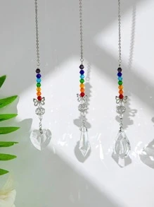 1 pieza Colgante de pared con diseño de cristal - Multicolor - Ver 1