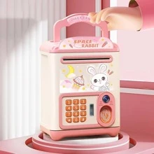 Alcancía Electrónica Automática Caja Fuerte Billetes Monedas-HotFashion HOT SALE