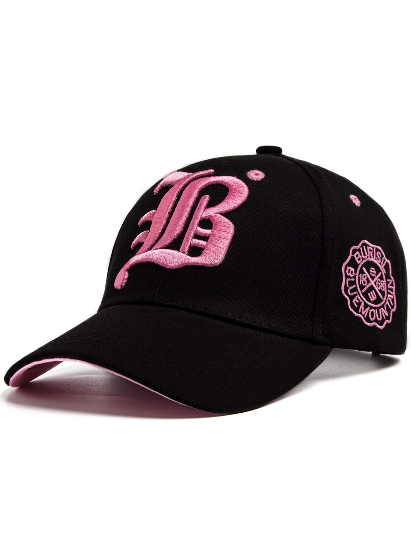 1 Mũ Bóng Chày Thời Trang Unisex Thêu Chữ Cho Cuộc Sống Hàng Ngày Đường Phố - Hồng - Xem 1