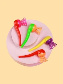 5入組塑料隨機吹氣球，有趣的吹氣管懸浮球，適用於派對 - 彩色 - 查看 4