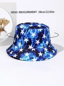Sombrero Bucket de mujer - Azul - Ver 4
