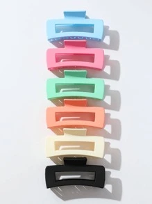 純色髮爪 - 彩色 - 查看 2