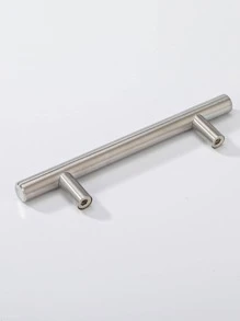 1 Miếng Thép không gỉ Xử lý , Tối giản hiện đại Phong cách Tay cầm Ngăn kéo , Tủ Tay nắm cửa , Tủ Kéo Xử lý - Bạc - Xem 2