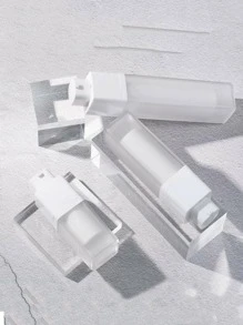 1pc Plastic Portioning Bottle, Modern White Storage Bottle For Outdoor Travel - White - View 10