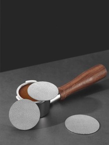 1 Peça Filtro de Café Reutilizável de 51/53/58 mm, Tela Resistente ao Calor, Portafiltro de Barista, Tela de Puck para Preparo de Café Expresso, Suprimentos Escolares, Volta às Aulas