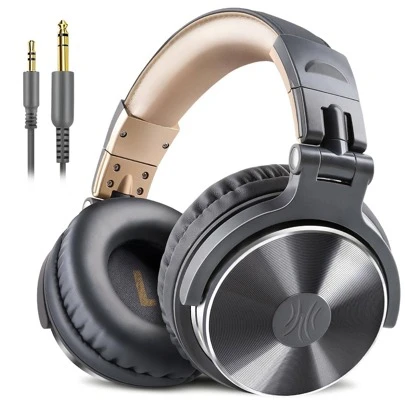  OneOdio Wired Over-Ear Headphones With Mic-50mm Driver Delivering HIFI Sound-Gray