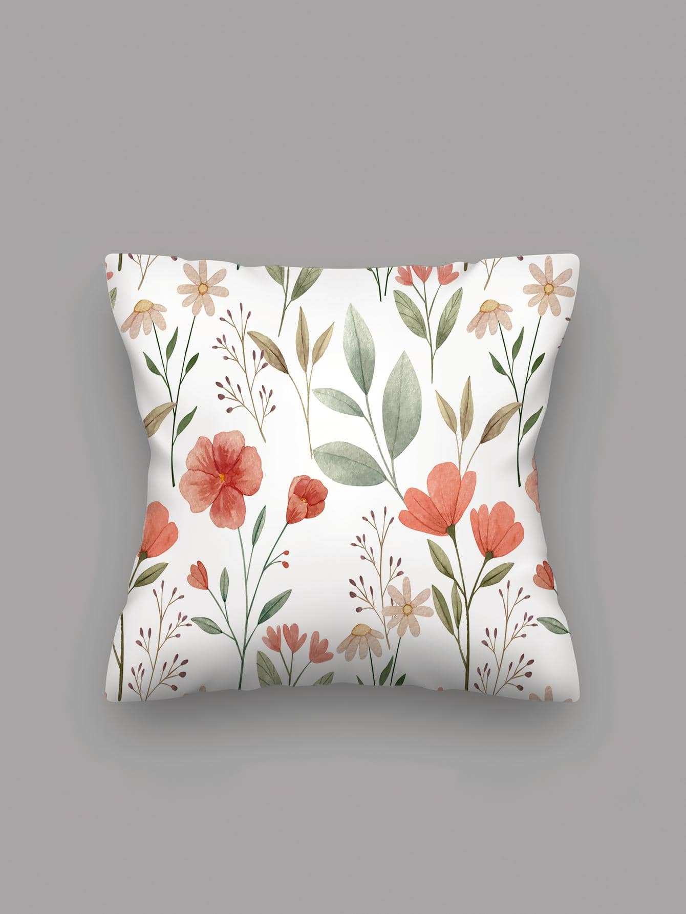 1 Máy Tính Unfill In Hoa Đệm, Cottagecore Vải Ném Gối Cho Ghế Sofa, Ghế Sofa - Nhiều màu - Xem 1