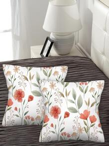 1 Máy Tính Unfill In Hoa Đệm, Cottagecore Vải Ném Gối Cho Ghế Sofa, Ghế Sofa - Nhiều màu - Xem 3