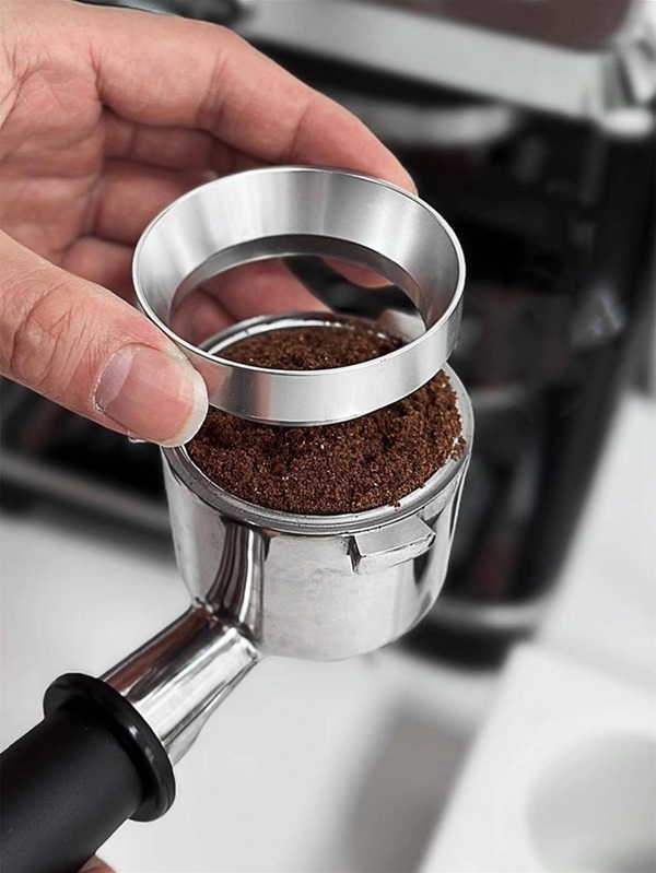 1 Peça Funil de Copo Dosador Magnético de Aço Inoxidável, Cesto de Filtragem de Bacia de Preparo de 58mm/53mm/51mm, Cesta de Pó de Café Volta às Aulas