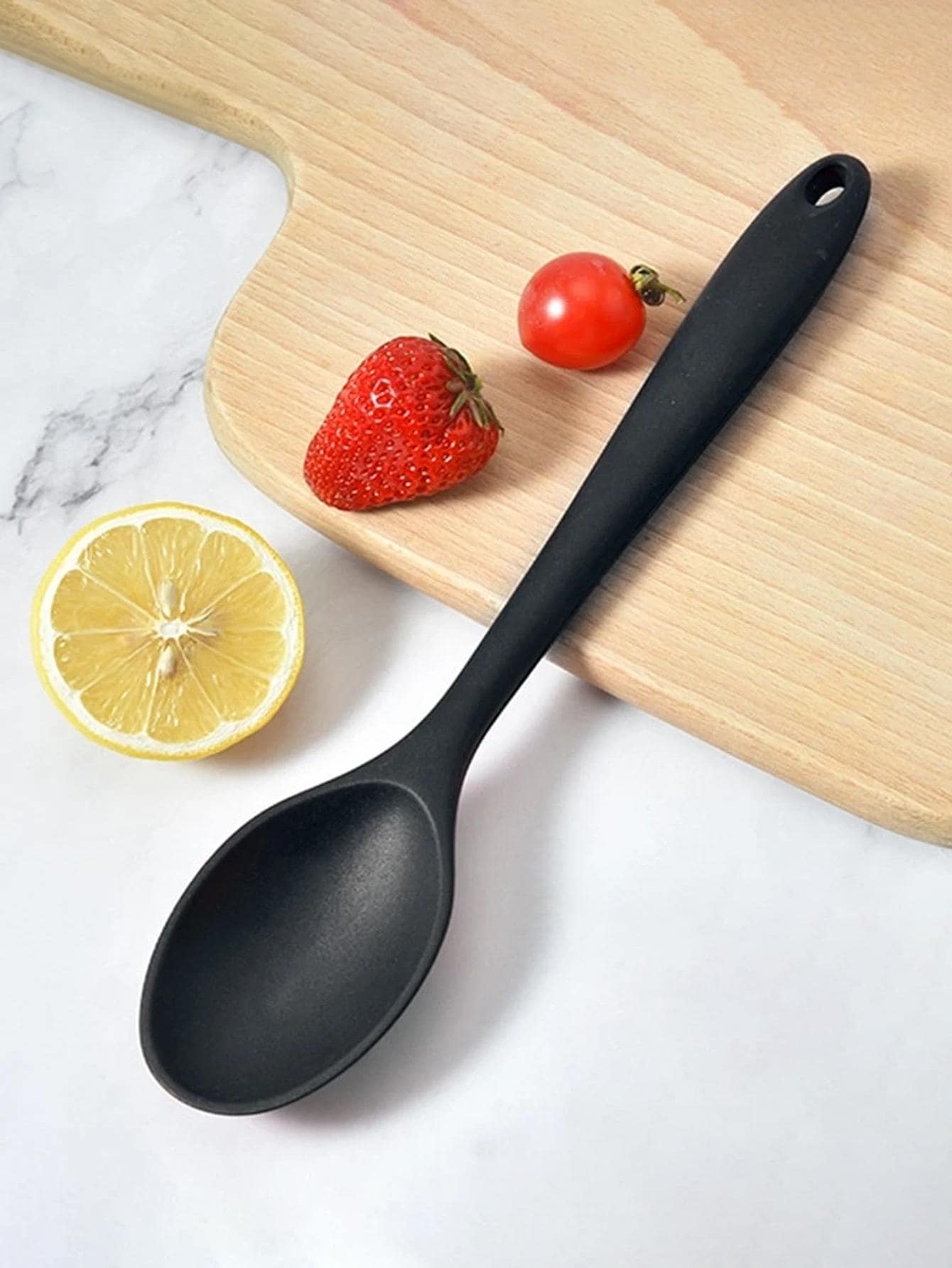 1pc Solid Plastic Spoon